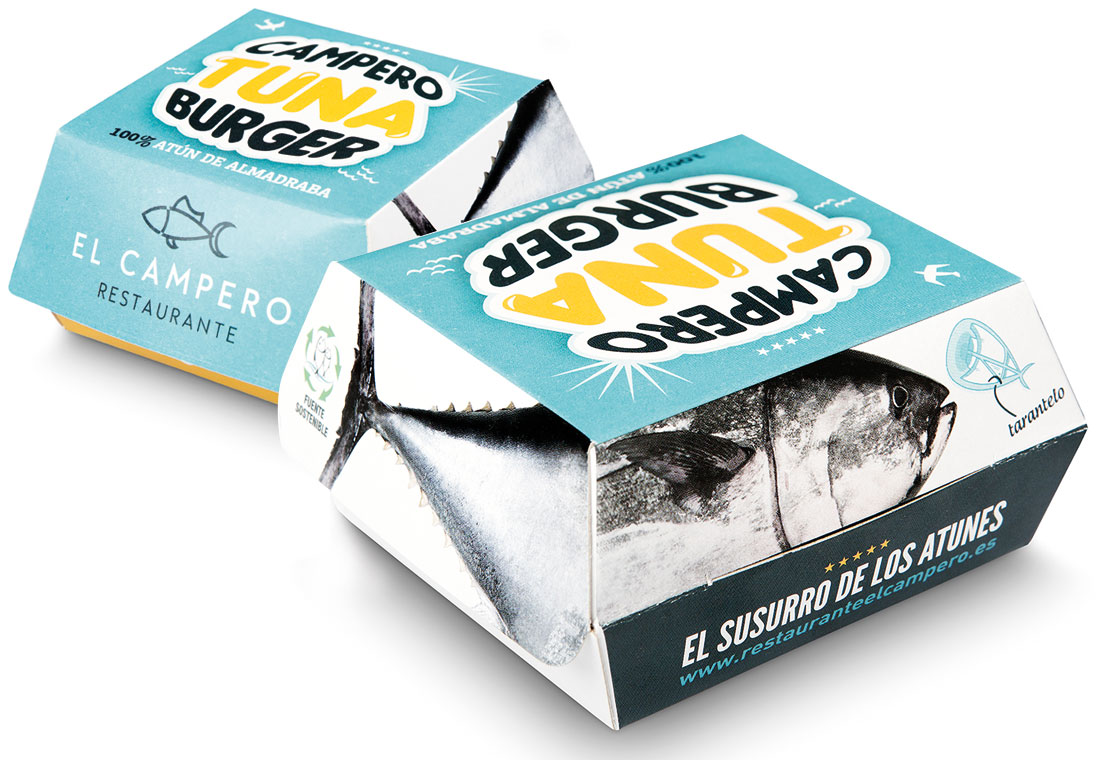 Packaging Campero Burguer Tuna