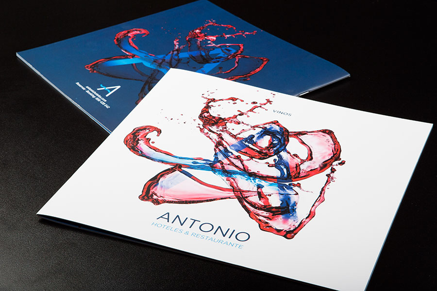 Diseño de cartas restaurante Antonio
