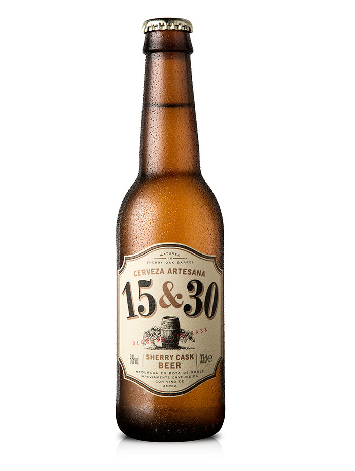 fotografía de productos cerveza 15&30