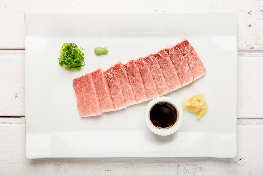 Sashimi de atún El Alférez